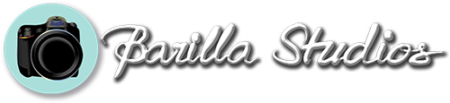 Barilla Studios logo, white